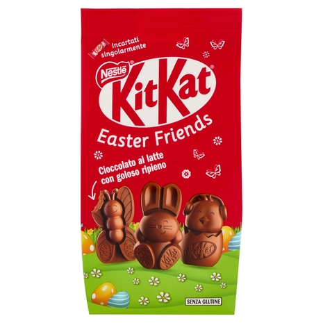 KITKAT Easter Friends Personaggi Pasquali di Cioccolato al Latte Sacchetto 147 g