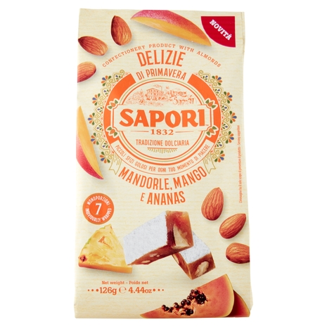Sapori Delizie di Primavera Mandorle, Mango e Ananas 126 g