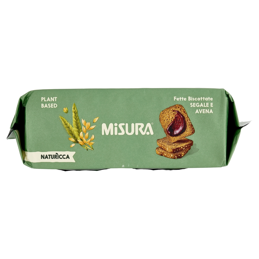 Misura Natura Ricca Fette Biscottate con Grani Germogliati 320 g