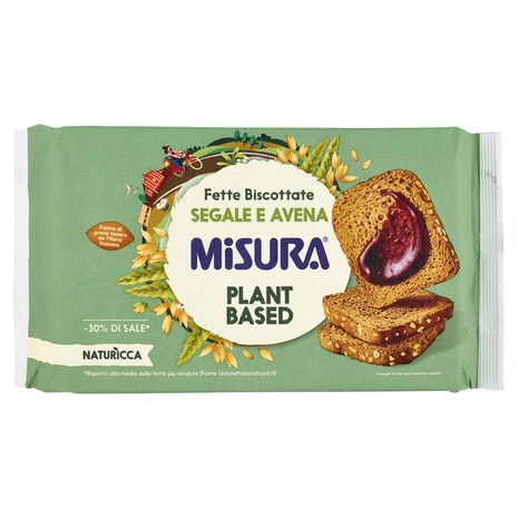 Misura Natura Ricca Fette Biscottate con Grani Germogliati 320 g