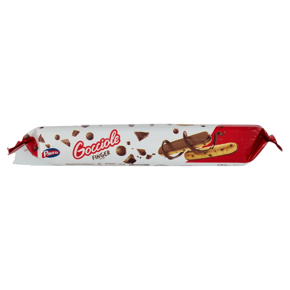 Pavesi Gocciole Finger Biscotti con Gocce di Cioccolato 120g