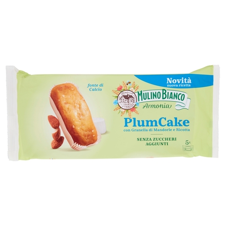Mulino Bianco Armonia PlumCake Ricotta e Mandorle 10 pezzi 155 g