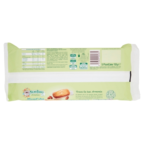 Mulino Bianco Armonia PlumCake Ricotta e Mandorle 10 pezzi 155 g