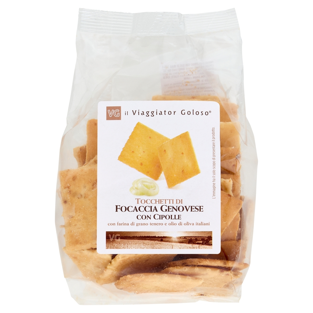 Tocchetti di Focaccia Genevose con Cipolle Il Viaggiator Goloso