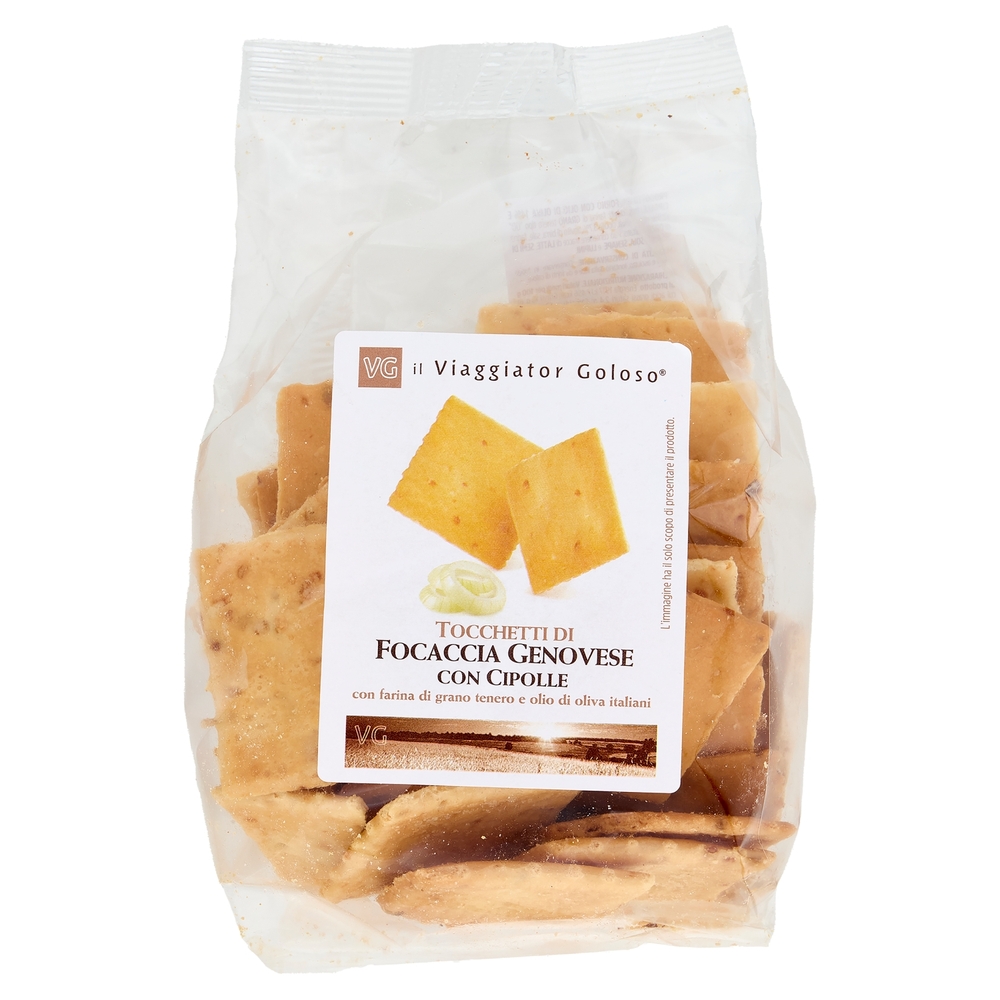 Tocchetti di Focaccia Genevose con Cipolle Il Viaggiator Goloso