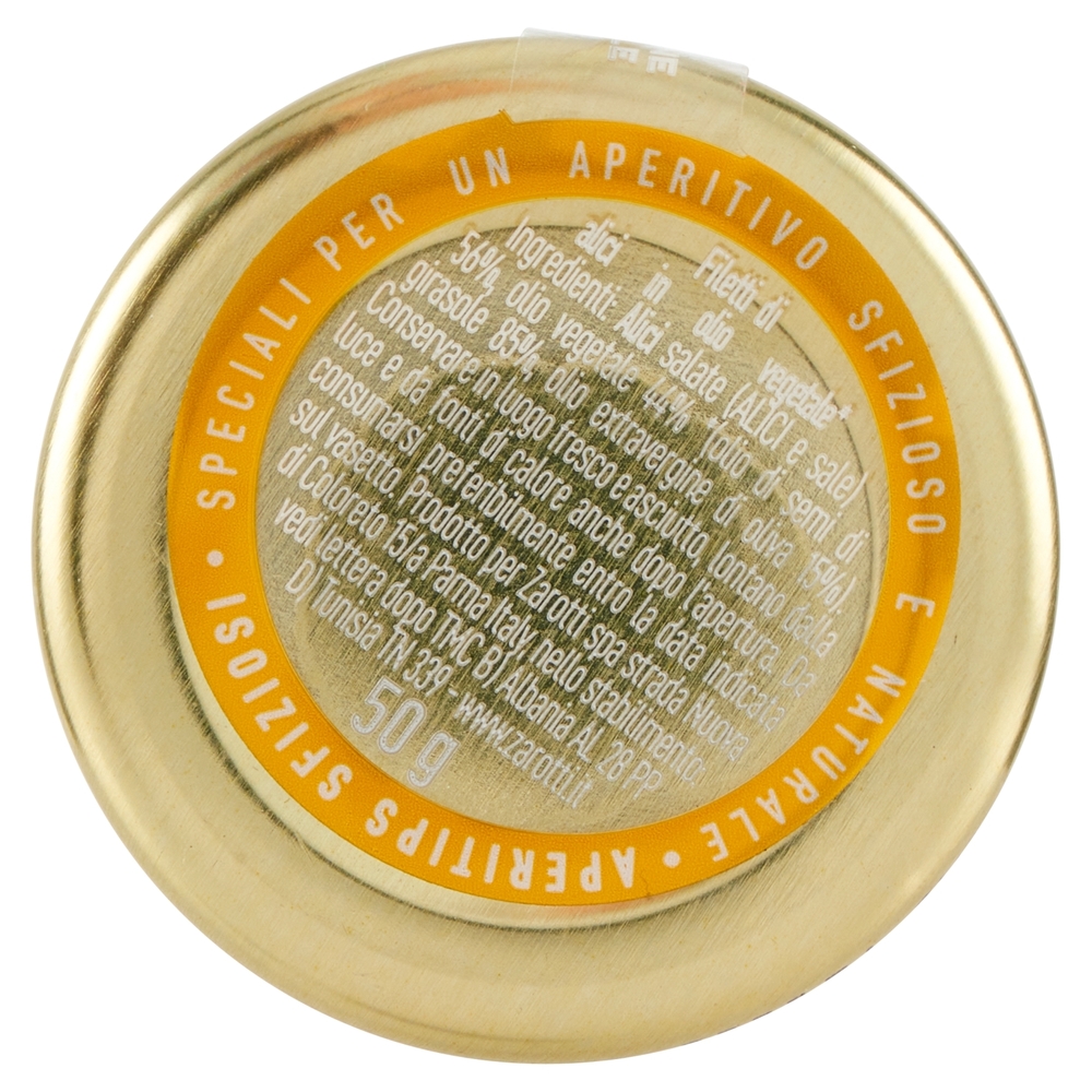 Zarotti Aperitips Filetti di Alici Sfiziosi 50 g