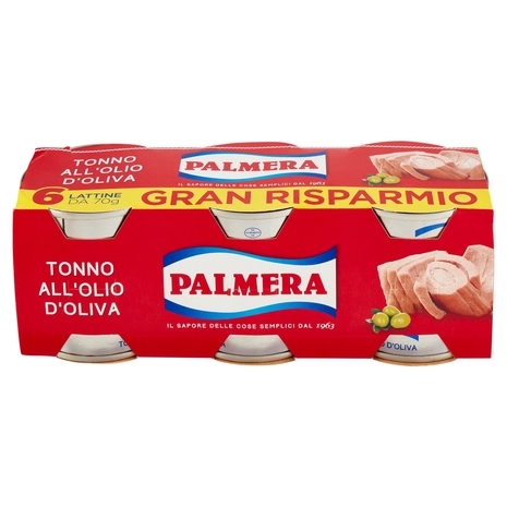 Palmera Tonno all'Olio d'Oliva 6 x 70 g