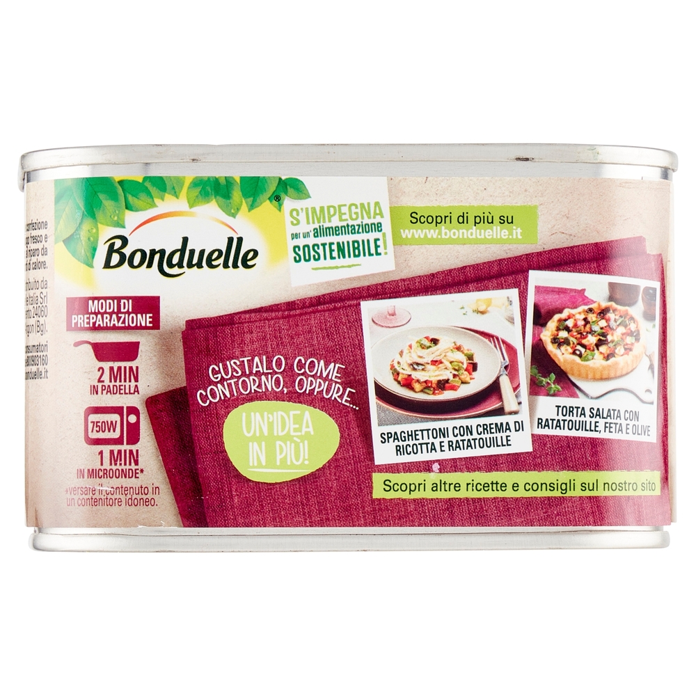 Bonduelle Ratatouille con Melanzane, Zucchine e Peperoni 375 g