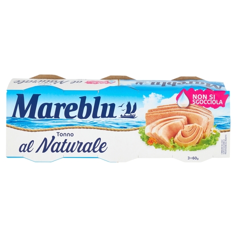 Mareblu VeroNaturale Tonno al Naturale 3 x 60 g