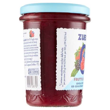 Zuegg Zero Zuccheri Aggiunti* Frutti di Bosco 220 g