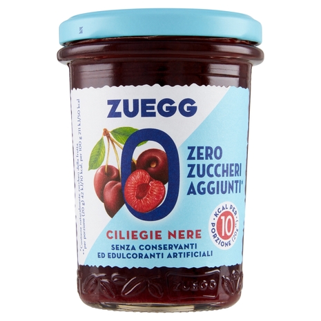 Zuegg Zero Zuccheri Aggiunti* Ciliegie Nere 220 g