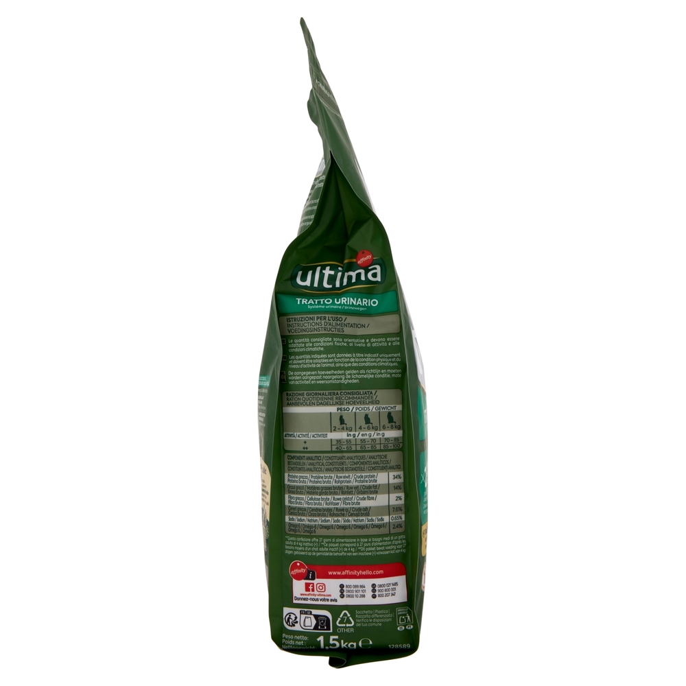 ultima Cat Tratto Urinario Pollo 1,5 kg