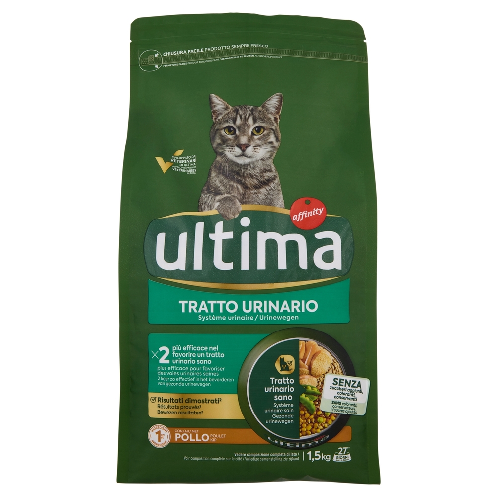 ultima Cat Tratto Urinario Pollo 1,5 kg