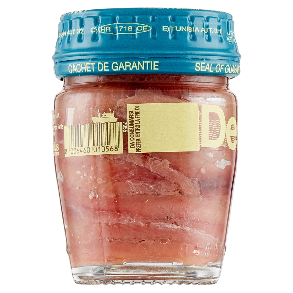 Delicius Canale di Sicilia Filetti di Alici in olio di oliva (46%) 58 g