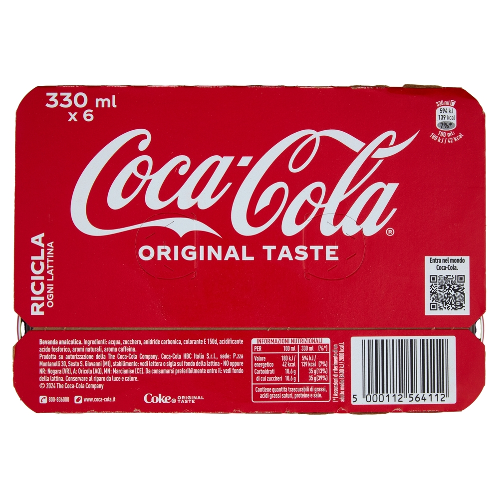 Coca-Cola Regular 6 x 33 cl