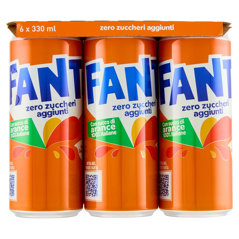 Fanta Zero Orange 6 x 33 cl
