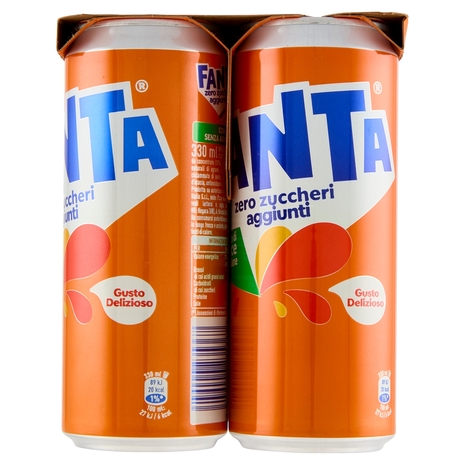 Fanta Zero Orange 6 x 33 cl