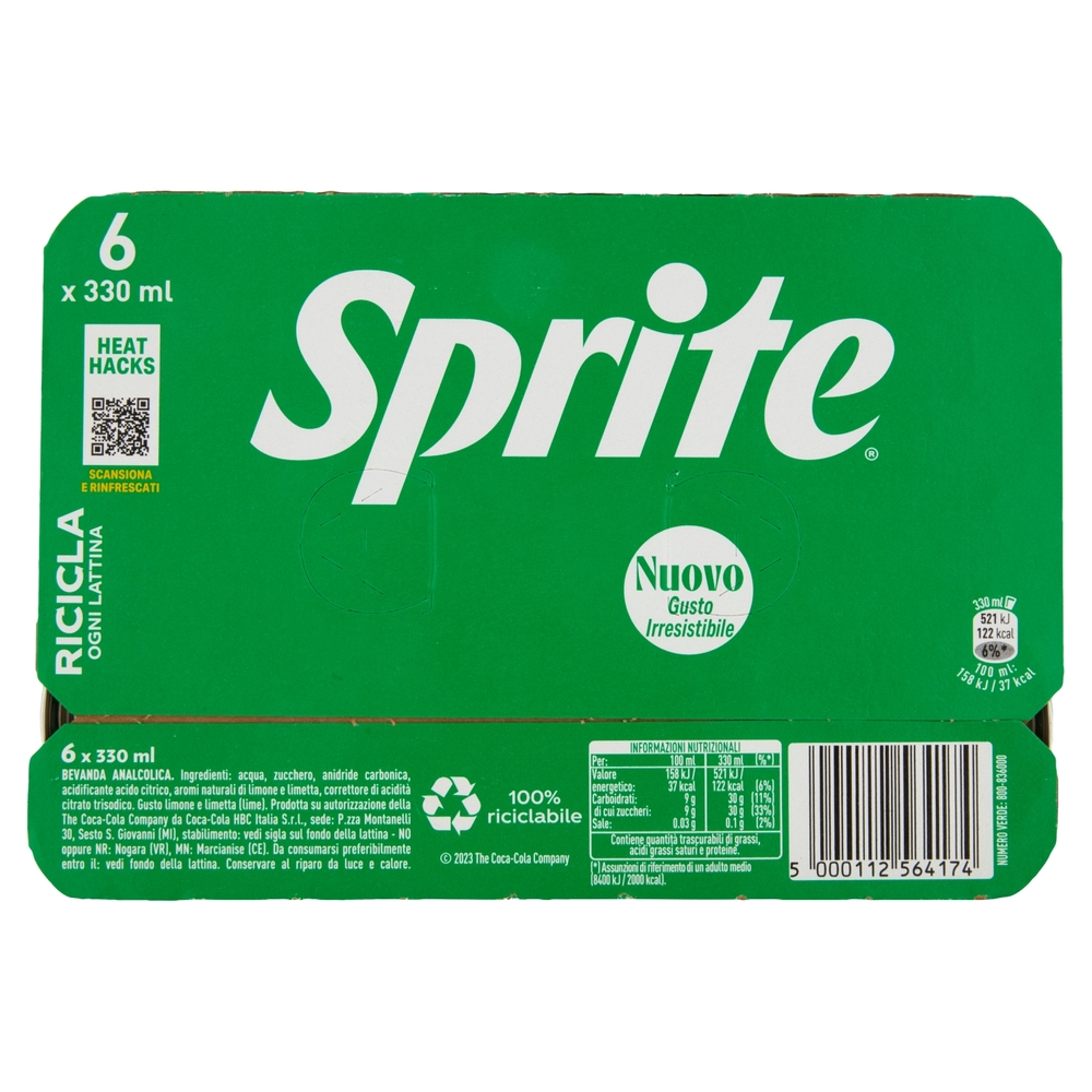 Sprite 6 x 33 cl