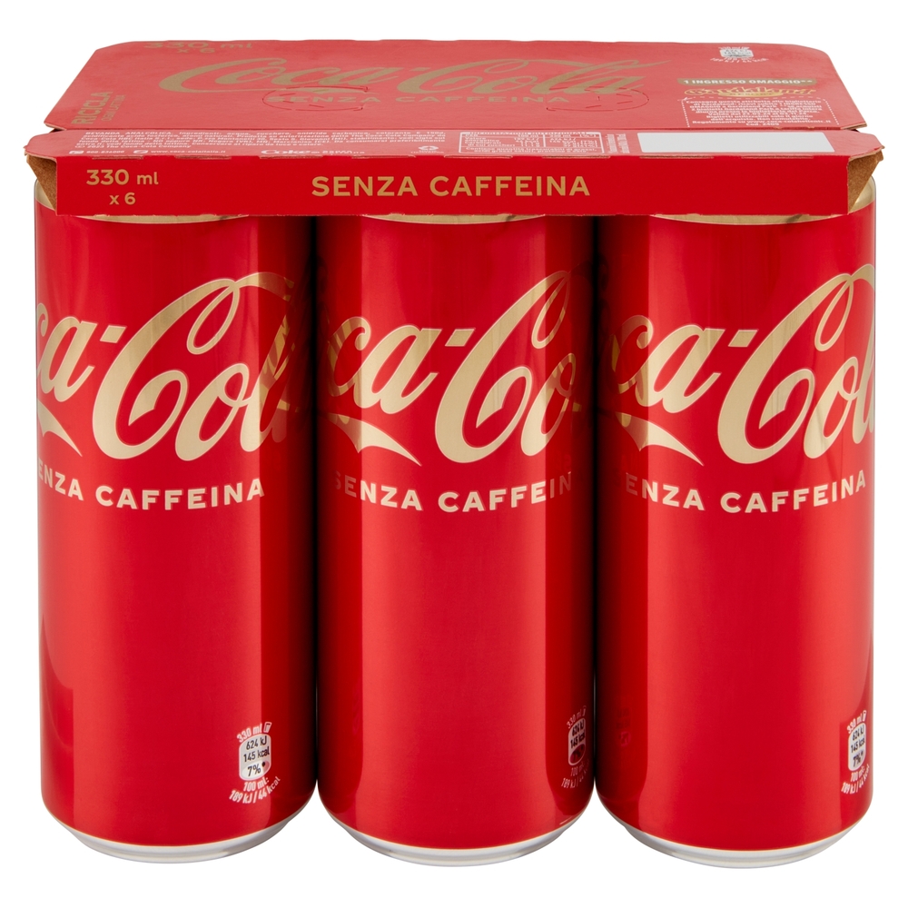 Coca-Cola Senza Caffeina 6 x 33 cl