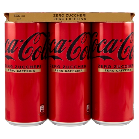 Coca-Cola Zero Senza Caffeina 6 x 33 cl