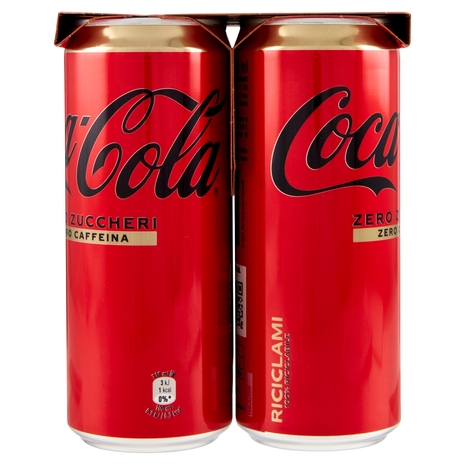 Coca-Cola Zero Senza Caffeina 6 x 33 cl