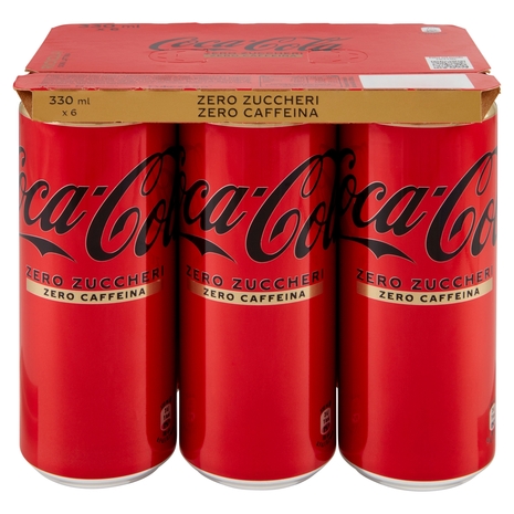 Coca-Cola Zero Senza Caffeina 6 x 33 cl