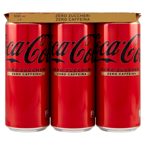 Coca-Cola Zero Senza Caffeina 6 x 33 cl