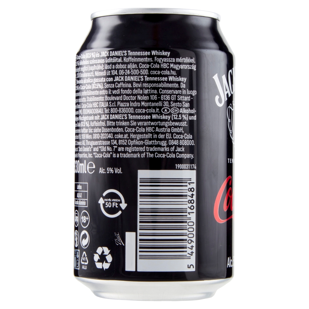 Jack&Coke lattina 33 cl