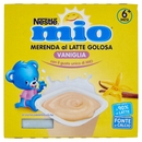 NESTLÉ MIO MERENDA AL LATTE VANIGLIA da 6 mesi, 4 vasetti da 100g
