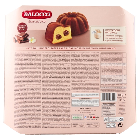 Balocco Torte in Festa Voglia di Cioccolato 400 g