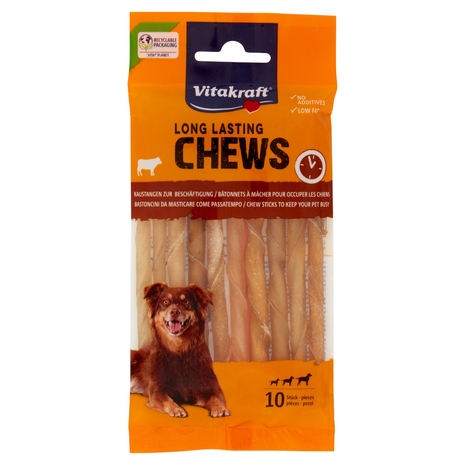 Vitakraft Long Lasting Chews Bastoncini da Masticare Come Passatempo 10 pezzi 50 g