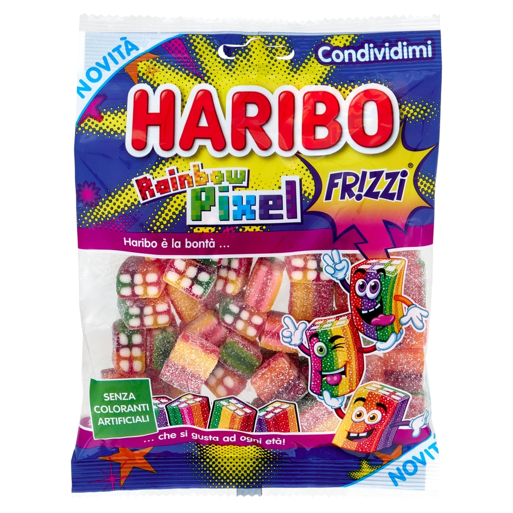 Haribo Rainbow Pixel Fr!zzi 160 g