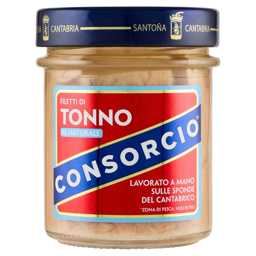 Consorcio Filetti di Tonno al naturale 180 g