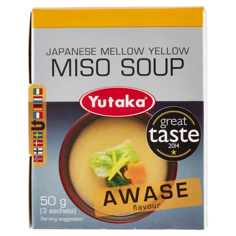 Yutaka Japanese Mellow Yellow Miso Soup (3 sachets) 50 g
