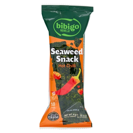 bibigo Seaweed Snack Hot Chilli 4 g