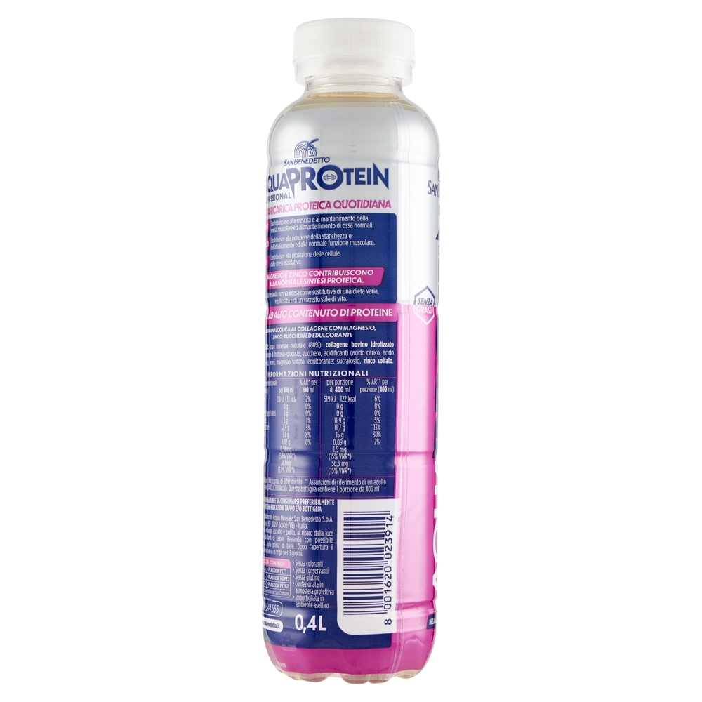 San Benedetto Aquaprotein Mela-Lemongrass 0,4 L