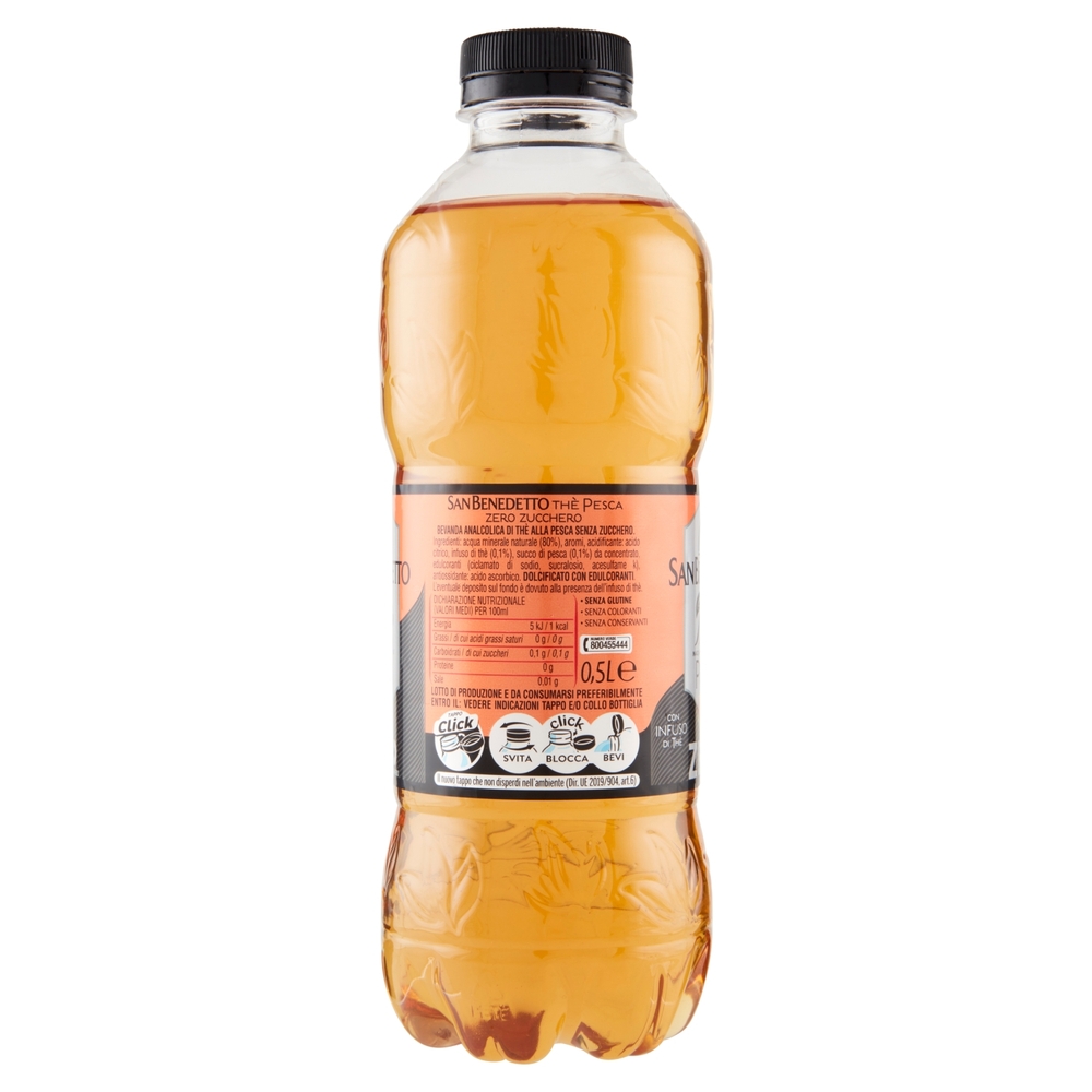 San Benedetto Thè Pesca Zero 0,5 L