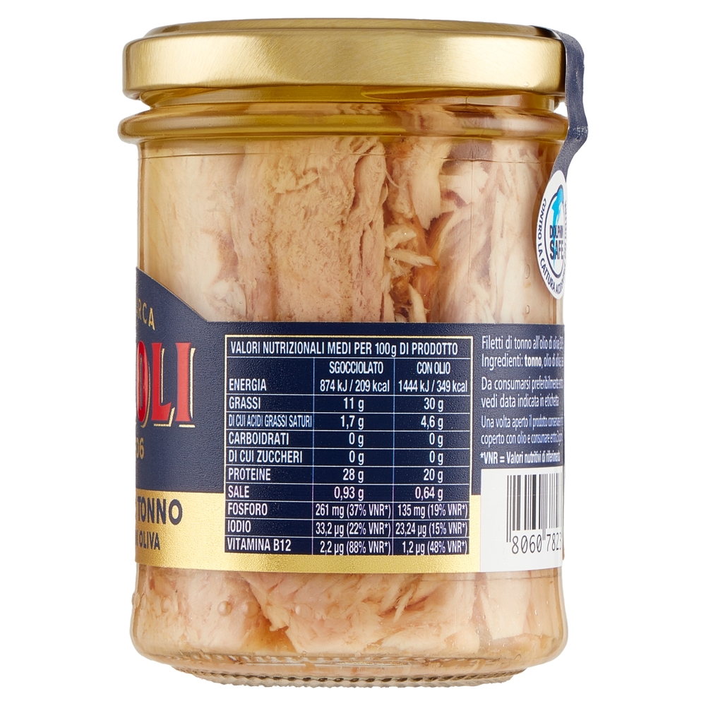 Rizzoli Filetti di Tonno in Olio di Oliva 200 g