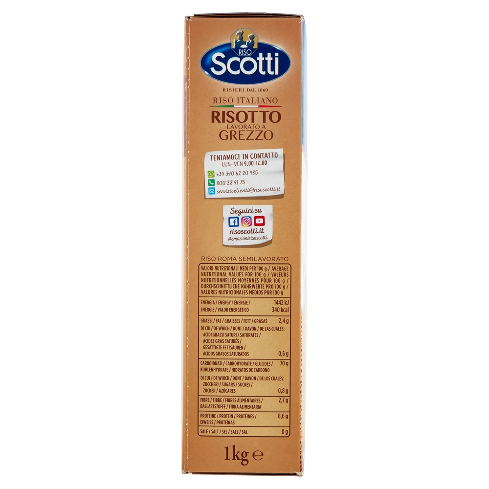 Riso Scotti Risotti Selection Risotto Lavorato a Grezzo 1 Kg