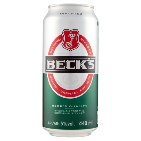 BECK'S Birra pilsner tedesca lattina 44cl