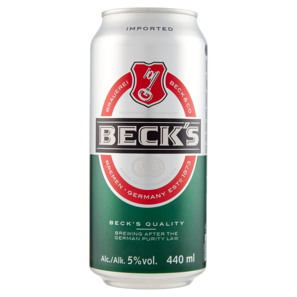 BECK'S Birra pilsner tedesca lattina 44cl