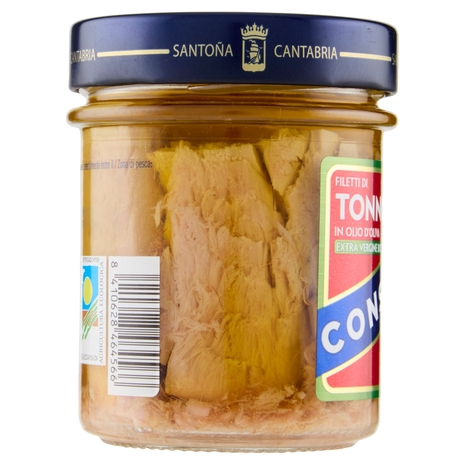 Consorcio Filetti di Tonno in olio di oliva extra vergine biologico 180 g