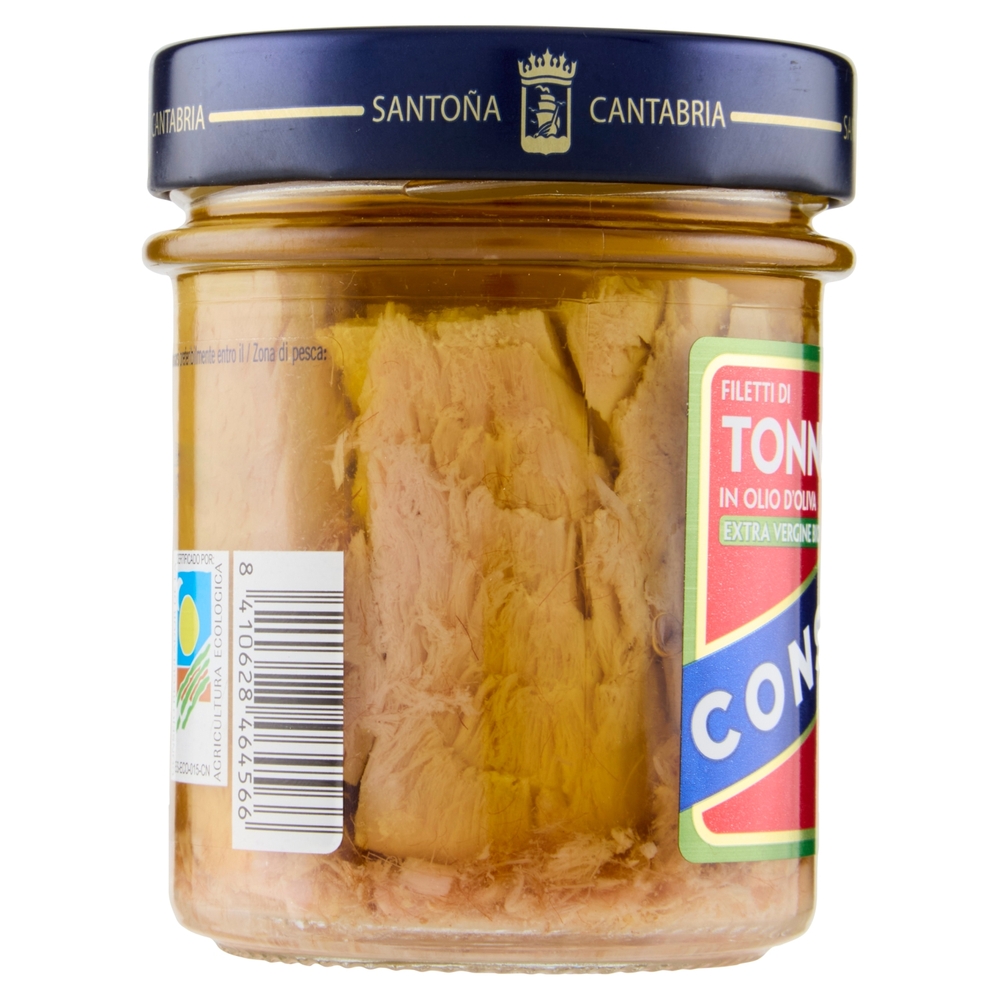 Consorcio Filetti di Tonno in olio di oliva extra vergine biologico 180 g