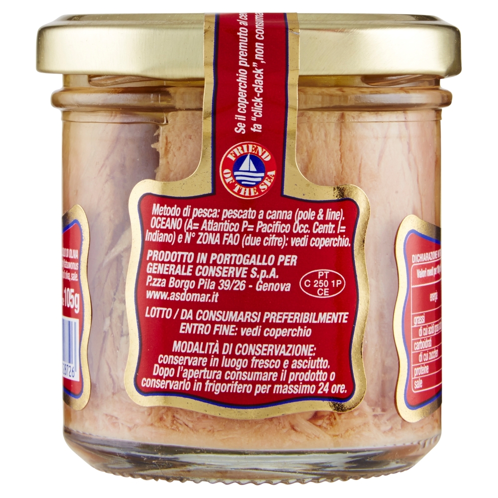 Asdomar Filetti di Tonno all'olio di oliva 150 g