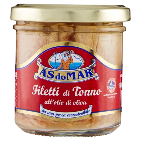 Asdomar Filetti di Tonno all'olio di oliva 150 g