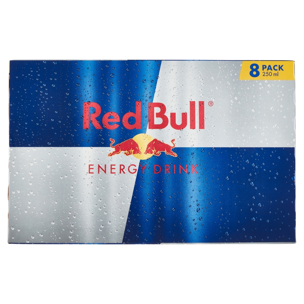 Red Bull Energy Drink, 250 ml (8 Lattine)