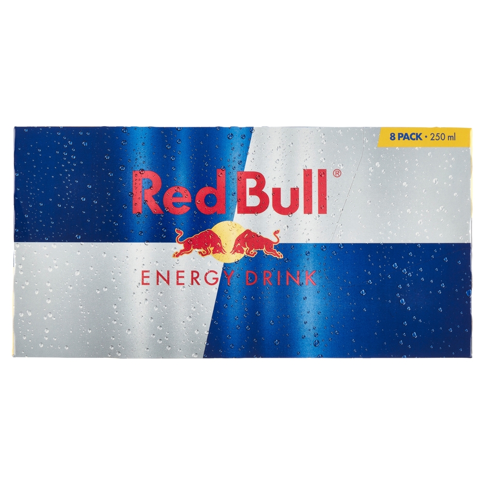 Red Bull Energy Drink, 250 ml (8 Lattine)