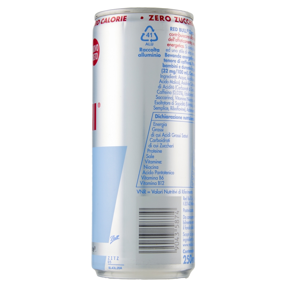 Red Bull Energy Drink, Zero Calorie, 250 ml