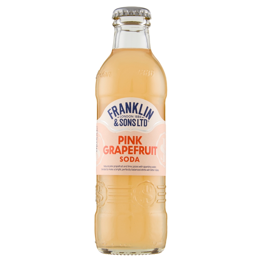 Franklin & Sons Ltd Pink Grapefruit Soda 200 ml