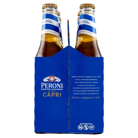 Peroni Nastro Azzurro Stile Capri 6 x 33 cl